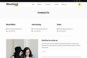 Blockfold - WordPress Blog& Magazine