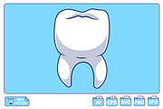 Teeth Cartoon Vector Icons, a Person Illustration by Artstorystudio (Thumbnail 1 of 3)
