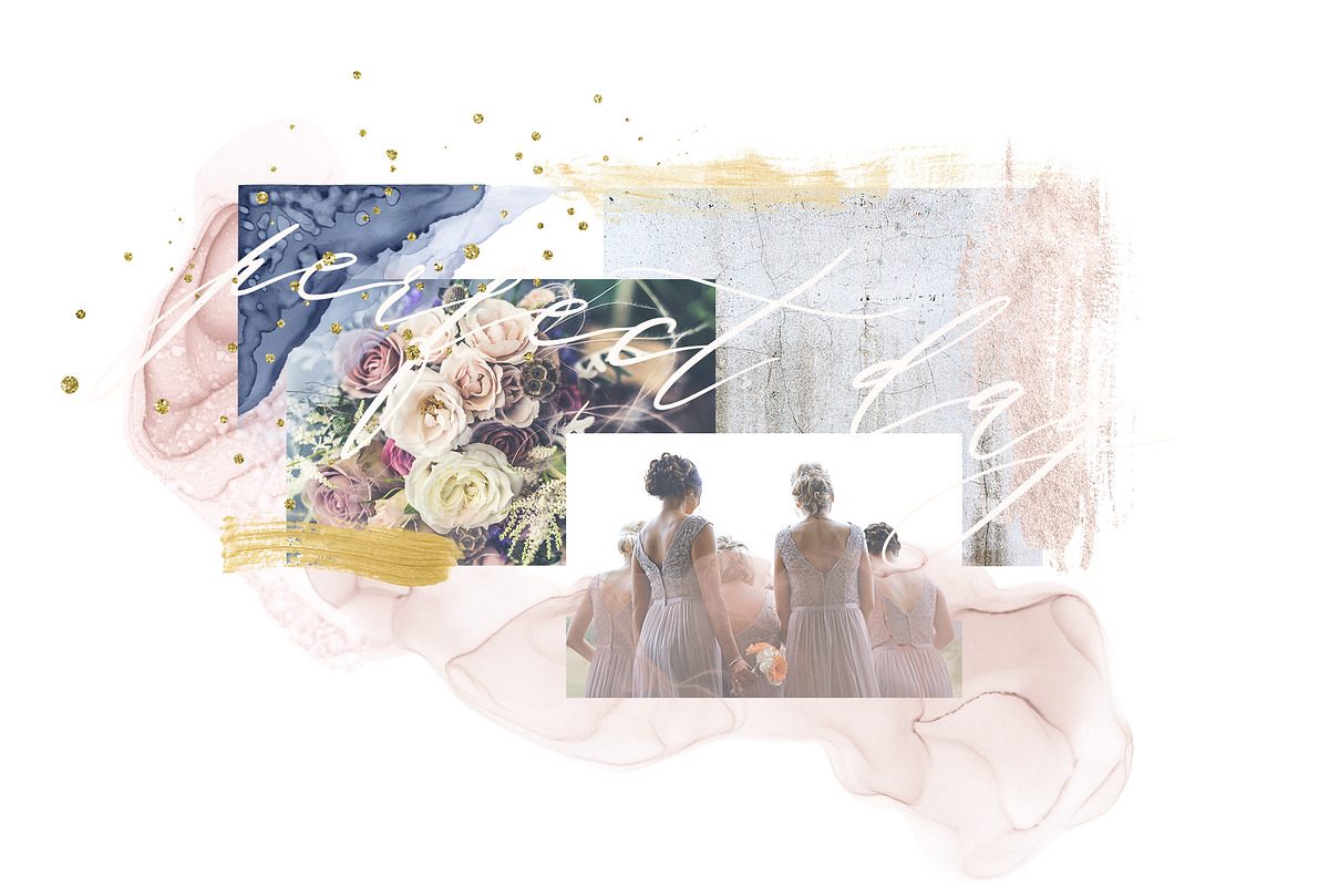 Charmed Ink Collection, a Texture Illustration by AJ Brushes (Photo 11 of 11)