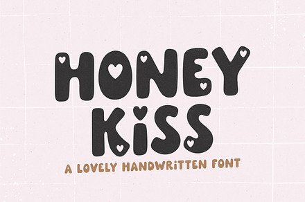 Honey Kiss - Valentine's Day Font, a Handwritten Font by simpleblues