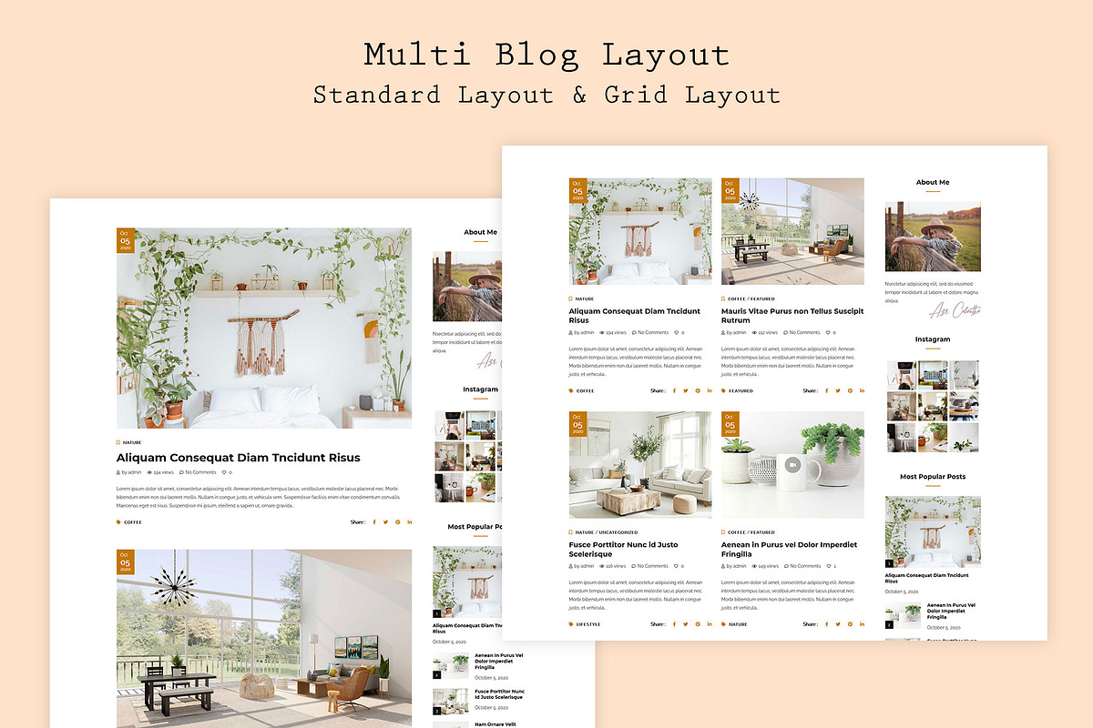 Calantha -  Blog WordPress Theme, a WordPress Template by azuratheme (Photo 3 of 5)