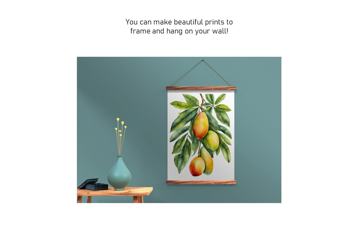 Watercolor Fruit Tree Branches Set 1, an Object Graphic by Kat's Artful Creations (Photo 4 of 9)