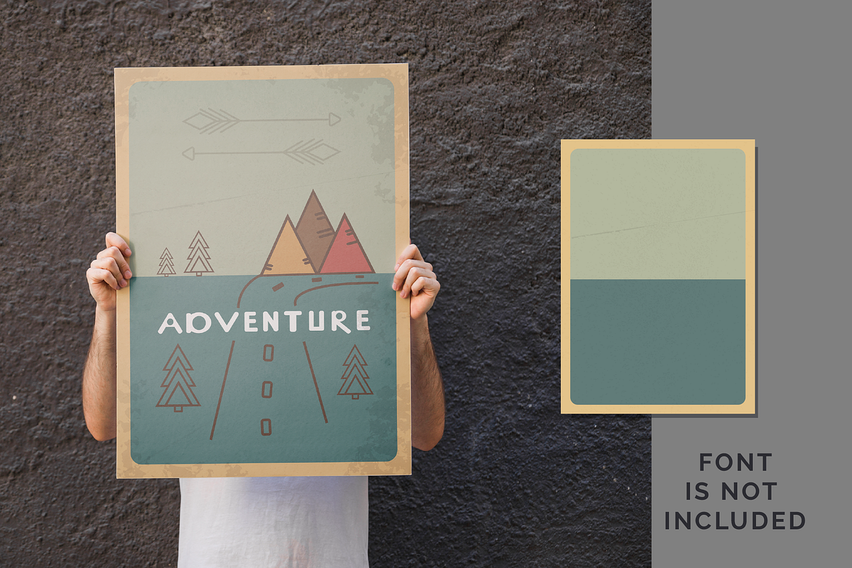 Van Life Adventure Retro Posters, a Decorative Illustration by lokfrid (Photo 7 of 8)