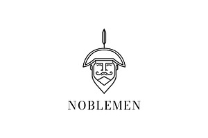 Face Bearded Nobleman Logo Design