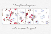 Valentine's day, a Decorative Illustration by OlyaSenko (Thumbnail 9 of 9)