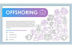 Offshoring Web Banner, Business Card