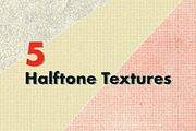 5 Grunge Halftone Textures, a Texture Graphic by Oban Jones (Thumbnail 1 of 6)