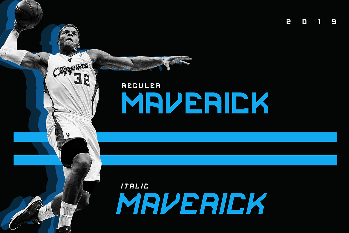 Maverick Clean Display Font preview 2