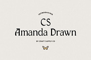 CS Amanda Drawn, a Serif Font by Craft Supply Co. (Thumbnail 1 of 8)