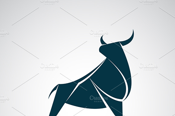 Vector Of Bull Design. Wild Animals.