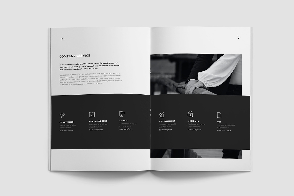 Business Proposal | Adobe InDesign, a Brochure Template by HR Studio (Photo 4 of 12)