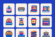 Science Stickers Set, an Emoji Icon by Vectors Market (Thumbnail 7 of 8)