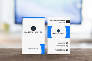 Lawyer Portrait Business Card