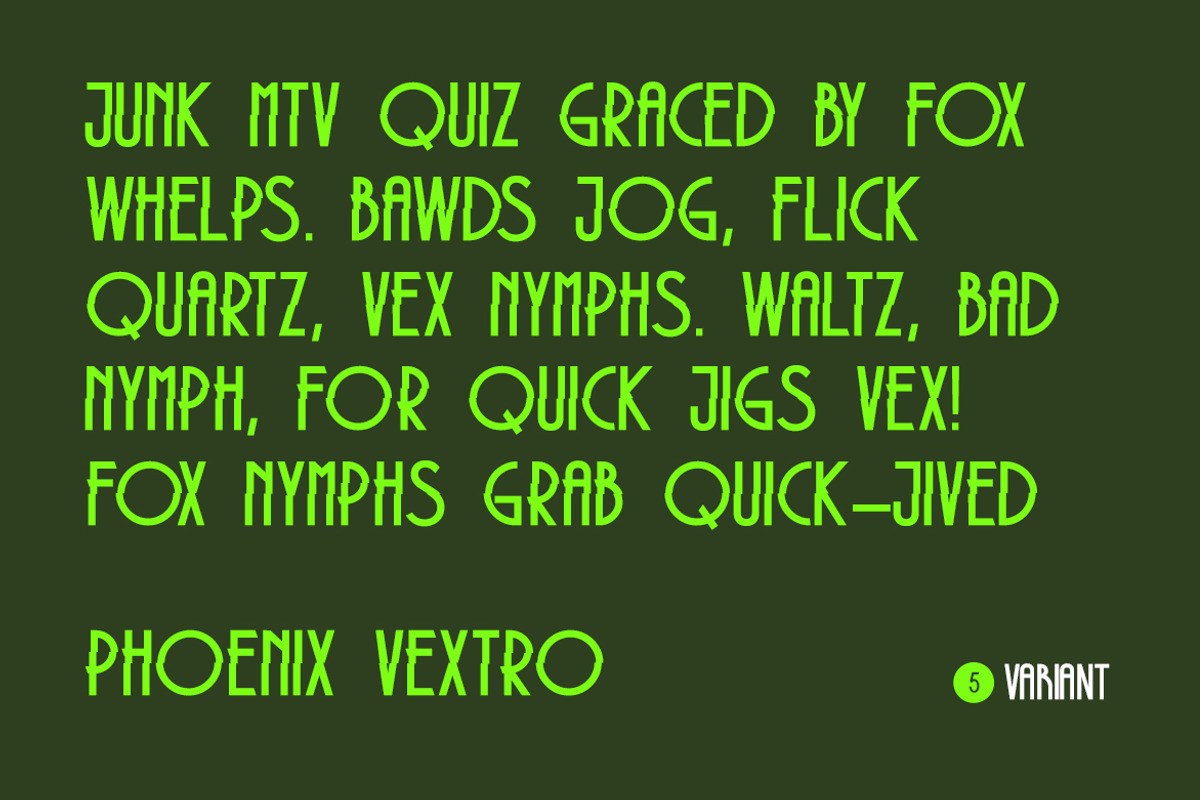 Phoenix Display Font, a Sans Serif Font by Webhance Studio (Photo 9 of 12)