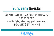 Sunbeam, a Sans Serif Font by Kustomtype (Thumbnail 6 of 10)