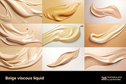 Beige viscous liquid. 38 images, a Background Graphic by Handmadefont (Thumbnail 6 of 10)