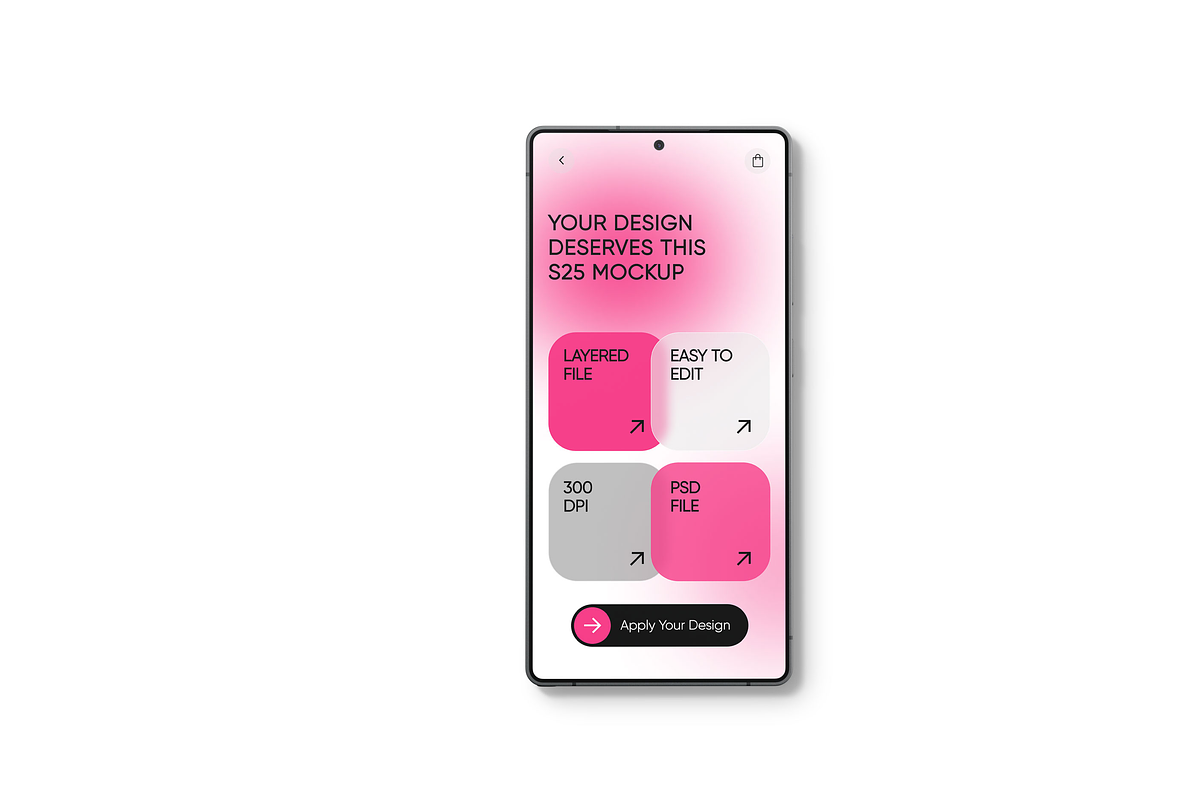 Samsung Galaxy S25 Mockup, a Device Mockup by Mockupdaddy (Photo 13 of 23)