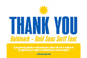 Boldmark - Bold Sans Serif Font, a Sans Serif Font by Snape Design Studio (Thumbnail 12 of 12)