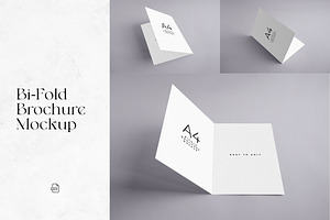 Bi-Fold Brochure Mockup Vol.2