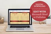 Light Christmas Program Template, a Brochure Template by Godserv Designs (Thumbnail 3 of 10)