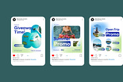 Travel Instagram Post, a Social Media Template by Neermana (Thumbnail 2 of 4)