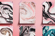 9 in 1 Modern Marble Bundle, a Texture Graphic by Fox & Bear (Thumbnail 14 of 16)