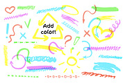 Highlighter brushes and arrows (Ai), a Brush Add-On by voin_Sveta (Thumbnail 4 of 6)