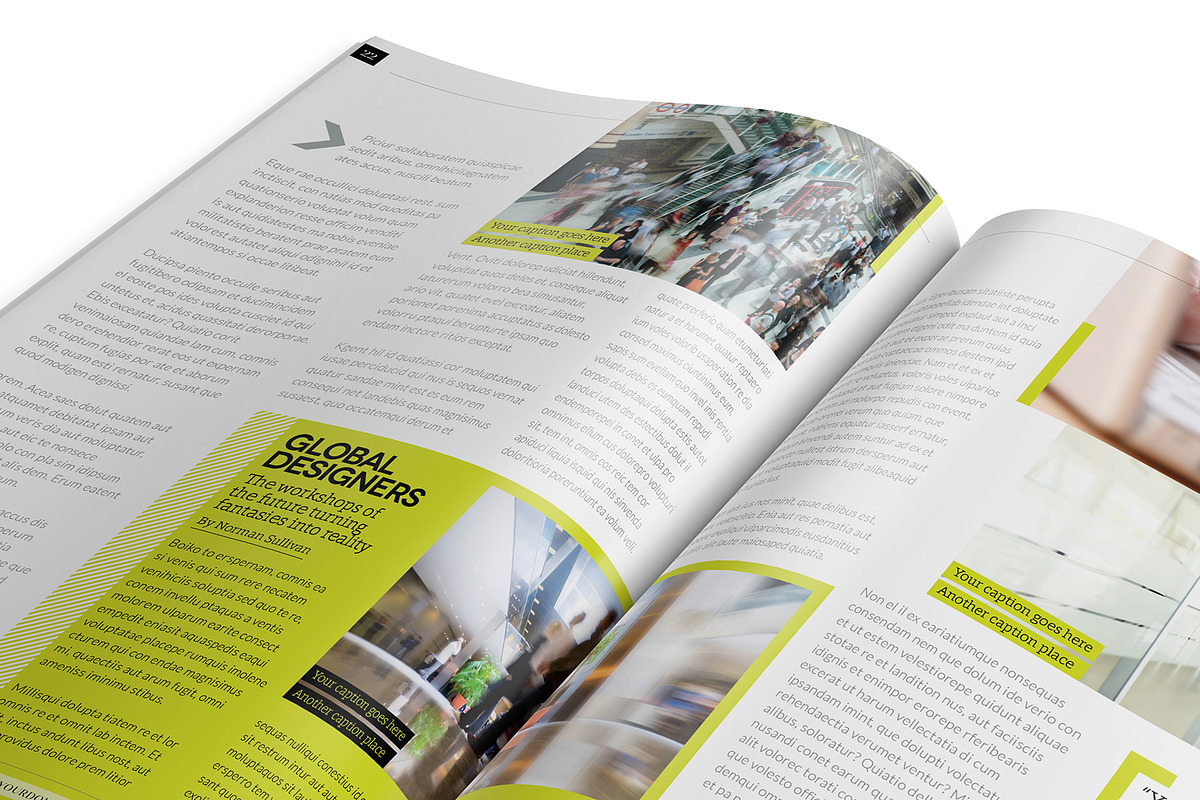 Magazine Template InDesign 04, a Magazine Template by Love Graphic Design (Photo 5 of 34)