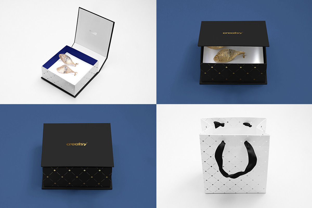 Jewelry Box Mockup Set, a Product Mockup by Creatsy (Photo 3 of 12)