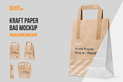 Paper bag mockup, a Product Mockup by BlackMockup (Thumbnail 1 of 11)