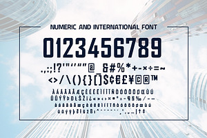 Victoria Tech Font Family