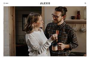 Photography React Template Alexis