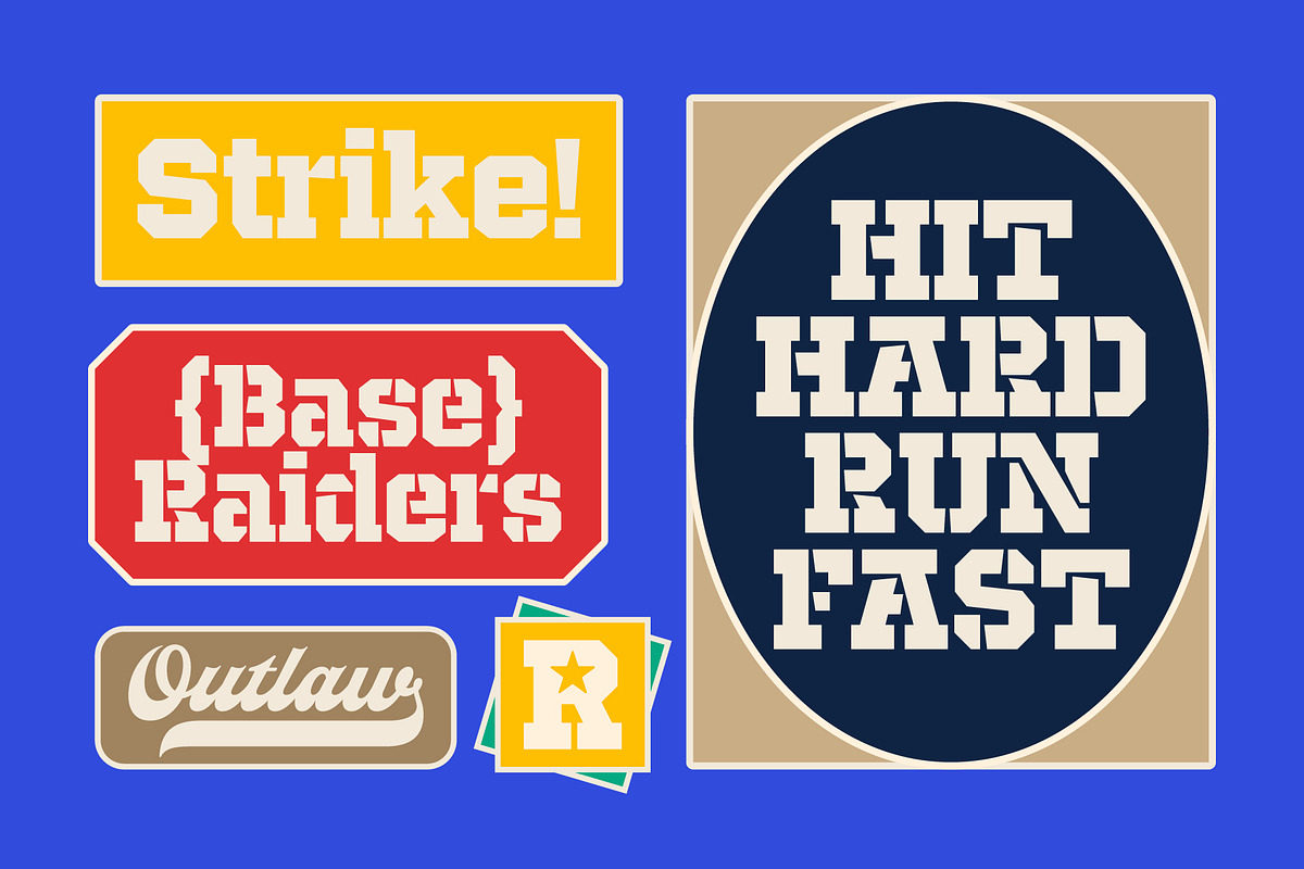 Native Baseball - Font Duo, a Slab Serif Font by The Native Saint Club (Photo 14 of 16)