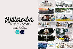 Facebook Covers Watercolor