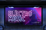 Neon Light - Futuristic Neon Font, a Sans Serif Font by Hamz Studio (Thumbnail 16 of 16)