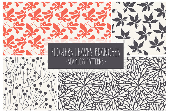 Floral Seamless Patterns preview 6