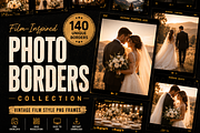 140 Vintage Film Borders, Frames, an Object Graphic by Victoria Bee Presets (Thumbnail 1 of 11)