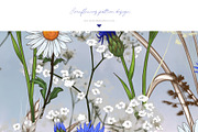 Seamless Pattern Cornflowers Fields, a Pattern Graphic by Yana Dobrik (Thumbnail 2 of 11)