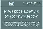 Wireless World font, a Font by weknow (Thumbnail 2 of 8)