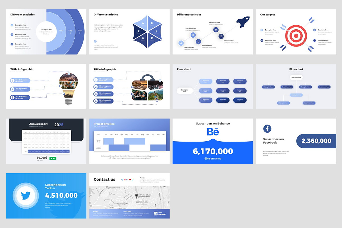 Corporate Clean Solutions, a Presentation Template by Evgeny Bagro (Photo 5 of 7)