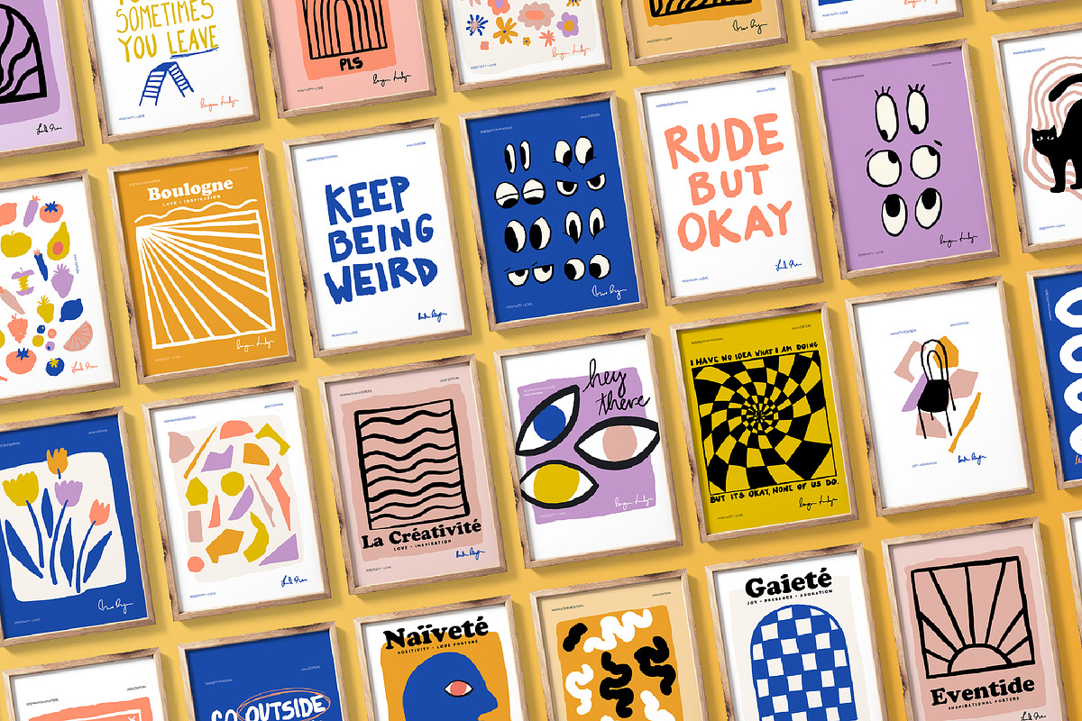 Naive Art Clipart + Posters, an Object Graphic by angelainthefields (Photo 8 of 17)