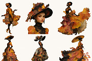 Quirky European Fashion Clipart, a Person Illustration by BusyDaydesign (Thumbnail 8 of 9)