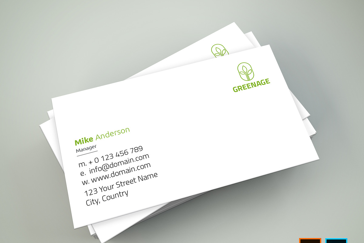 Minimal Business Card, a Business Card Template by designSultan (Photo 3 of 4)