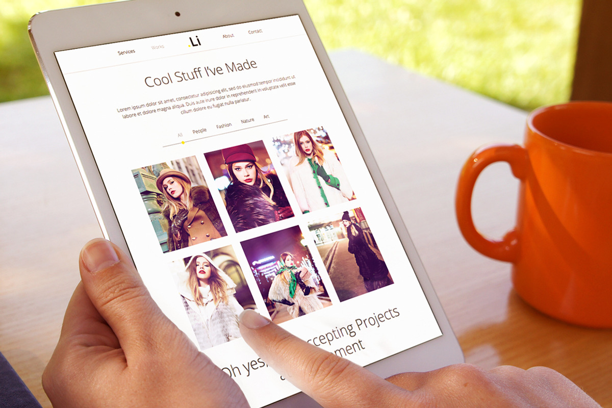 Li Photographer HTML Template, a HTML Template by GT3 Themes (Photo 3 of 4)