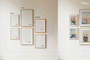 Gallery Wall Art Frame Mockup- PSD, a Household Mockup by momomockps (Thumbnail 3 of 9)