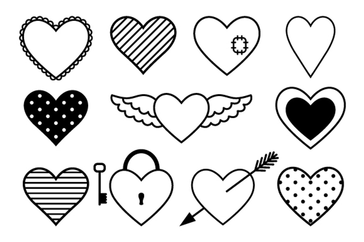 Bows & Hearts, an Object Graphic by ianakauri (Photo 6 of 16)
