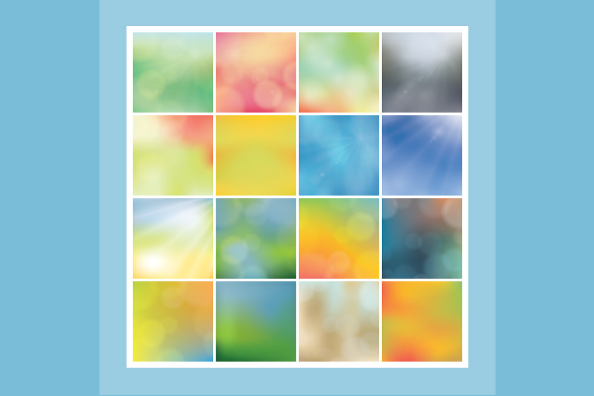 Vector blurred backgrounds preview 5