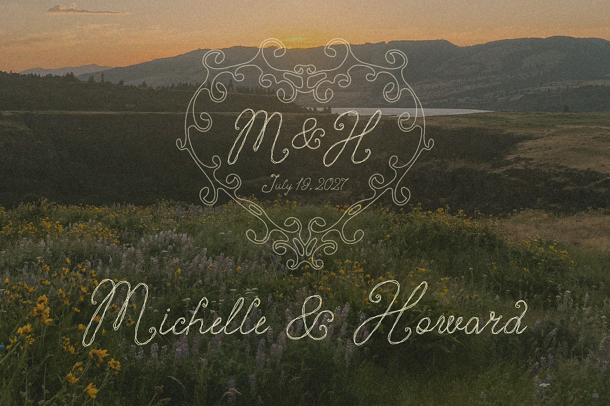 Cute Sign Romantic Textured Script, a Script Font by AnMark (Photo 10 of 11)