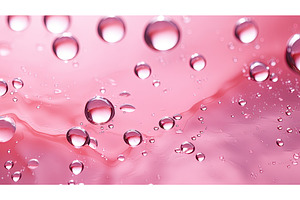 pool pink water drops ai generated, a Background Photo by pikepicture