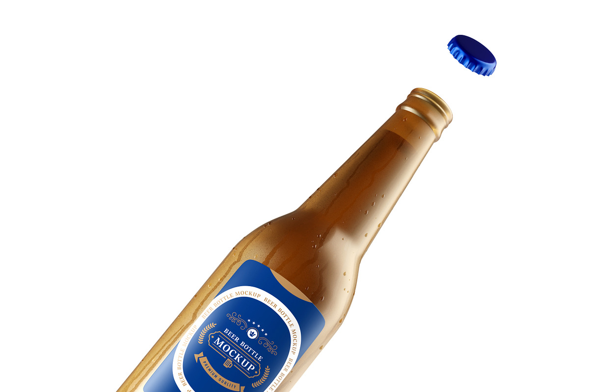 Realistic Beer Bottle Mock-up, a Print Template by Propex (Photo 19 of 19)